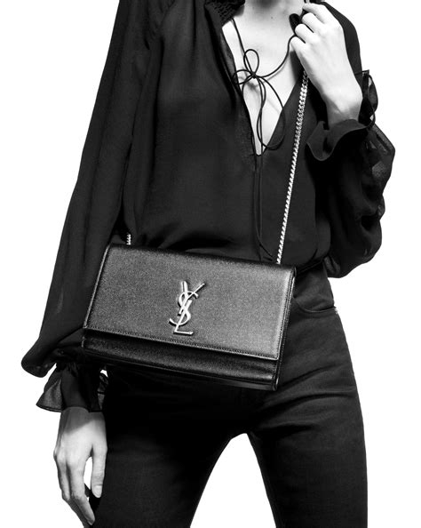 ysl kate heart chain|KATE MEDIUM IN GRAIN DE POUDRE EMBOSSED LEATHER.